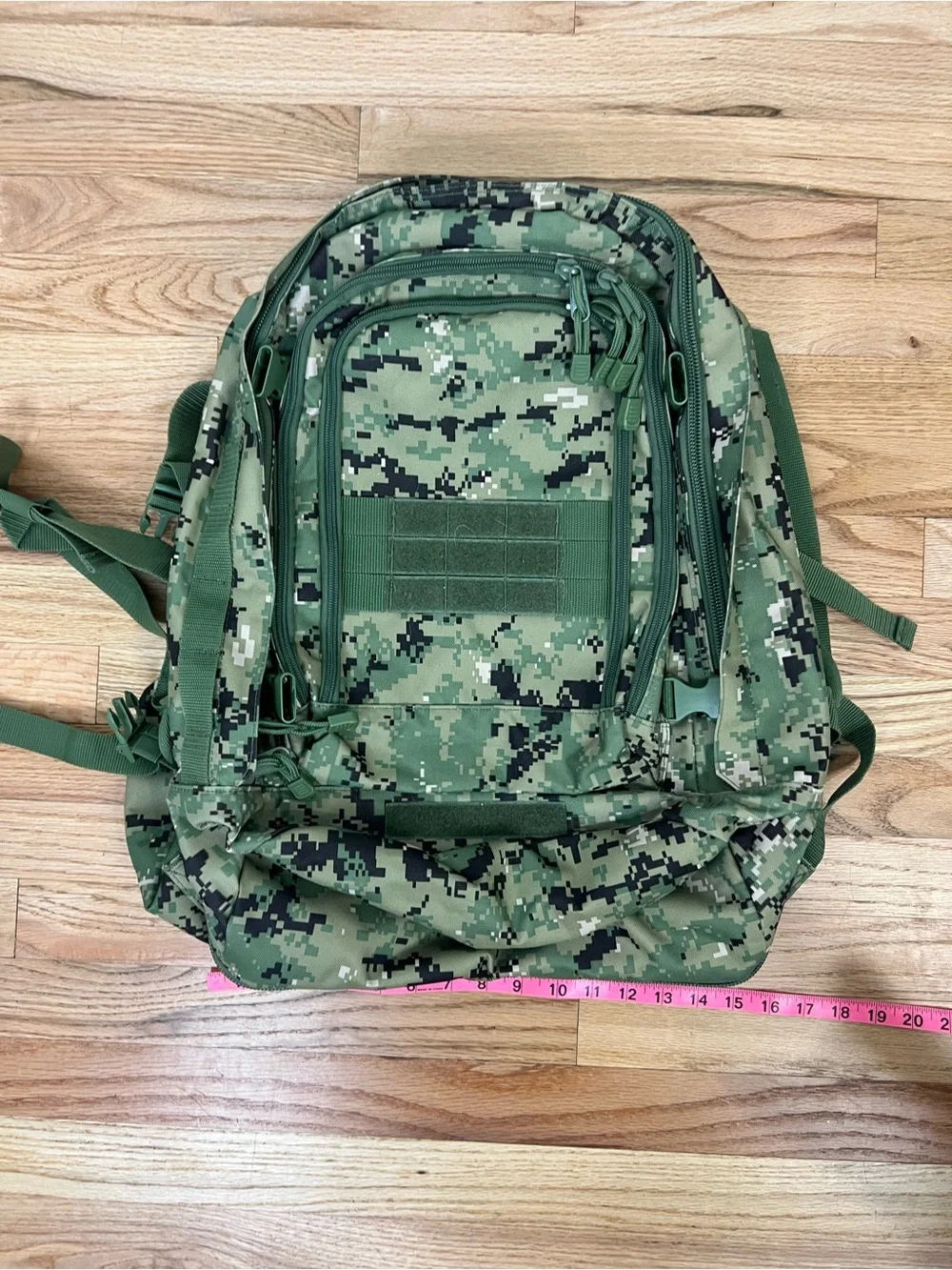 Tactical Digital Camo Backpack - Green